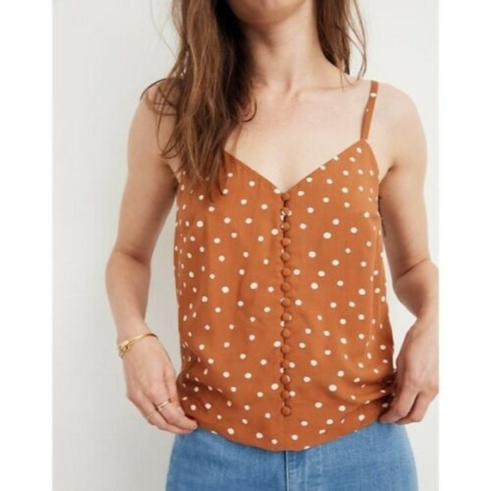 MADEWELL Button Down Cami Top NWT